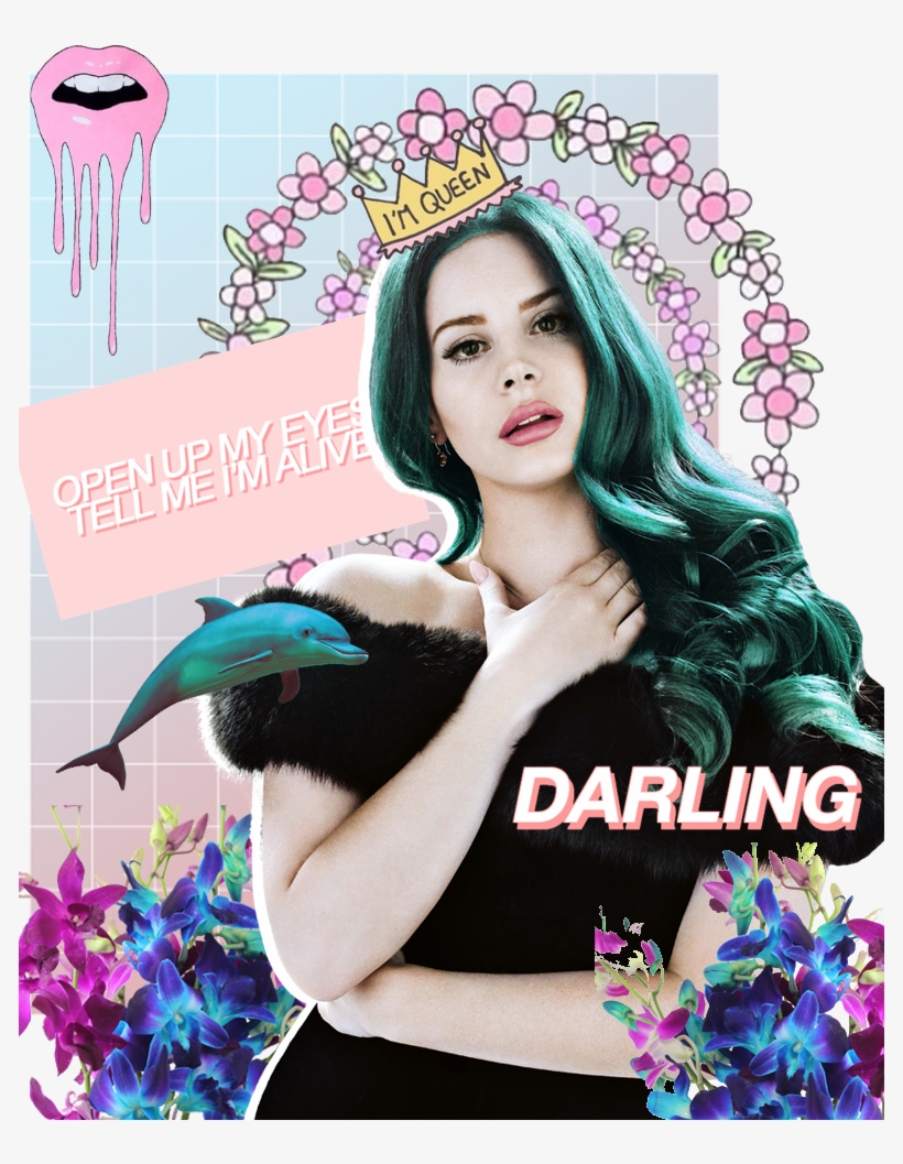 Lana Del Rey - Shopbozz Darling T-shirt Limited Edition, transparent png