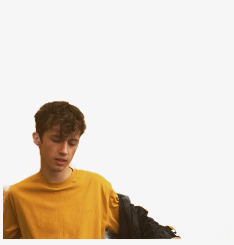 Troyesivan Troye Sivan Yellow Aest Aes Aesthetic Yellow - Troye Sivan Aesthetic Transparent, transparent png