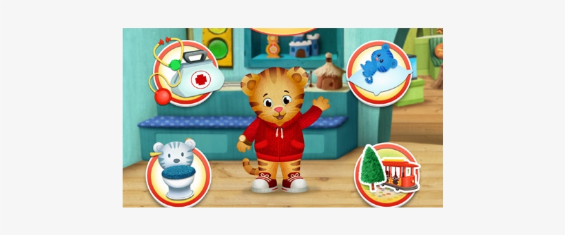 Posted By Pbs Publicity On Aug 29, 2012 At - Birthday Party Game - Pin The Tail On Daniel Tiger, transparent png