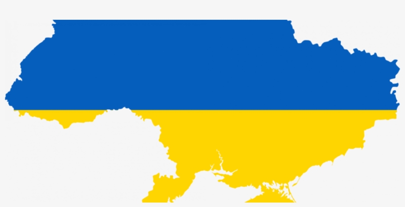 Ukraine Flag Map Clipart Flag Of Ukraine Ukrainian - Ukraine Ssr Flag Map, transparent png