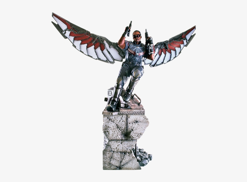 Falcon Polystone Statue - Iron Studios 1 10 Falcon, transparent png