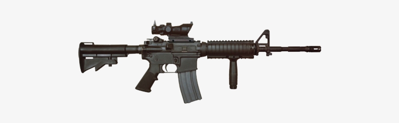M4 - M4 With Grip And Scope, transparent png