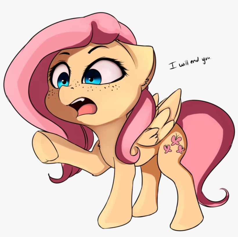 Miokomata, Dead Source, Dialogue, Fangs, Female, Fluttershy, - Cartoon, transparent png