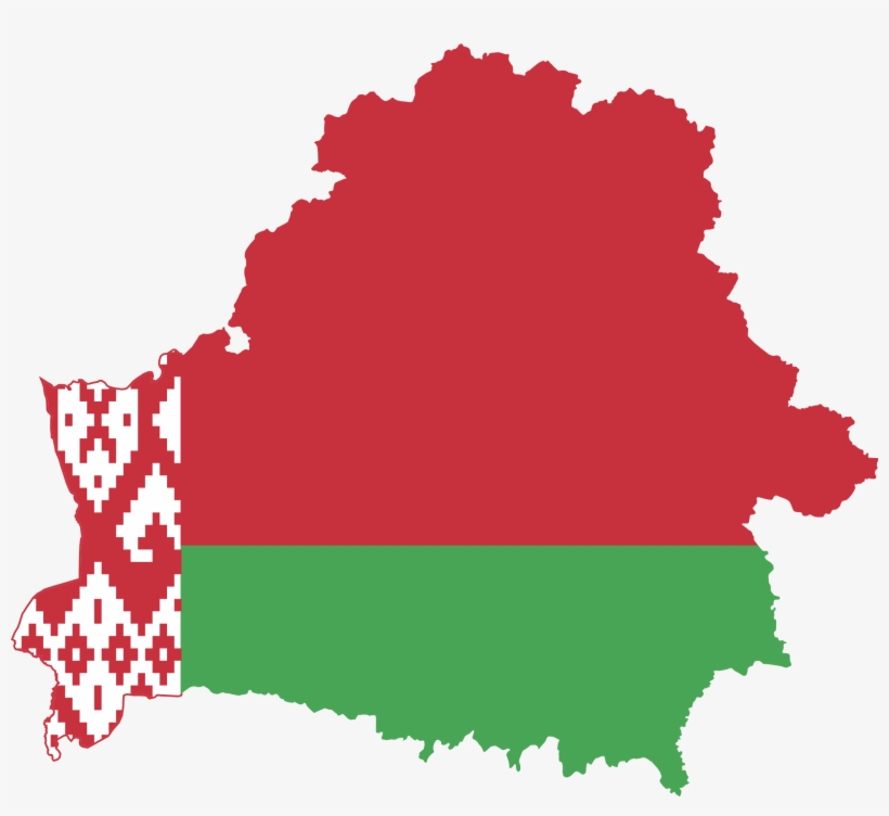 Svg Flag Maps Of Belarus - Belarus Map Vector, transparent png