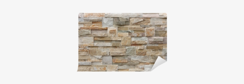 Stone Wall Png Download - Muriva Brown Brick Slate Stone Natural 3d Textured, transparent png
