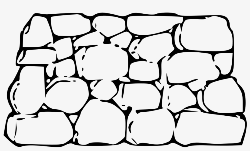 Graphic Library Download Rock Drawing At Getdrawings - Stone Wall Clip Art, transparent png
