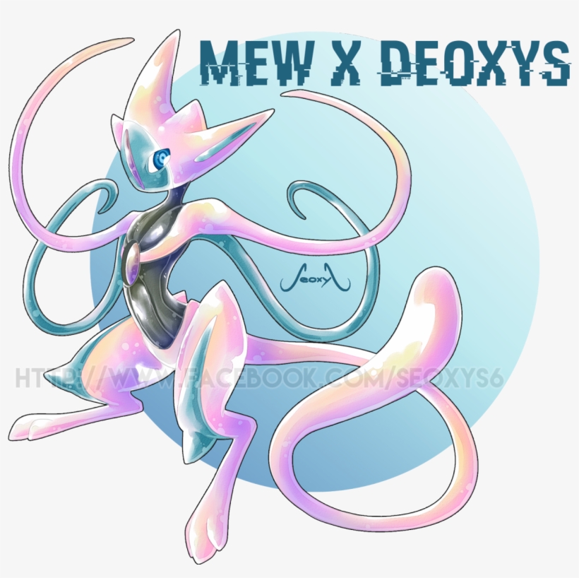 Paint Tool Sai Time - Mew Deoxys Fusion, transparent png
