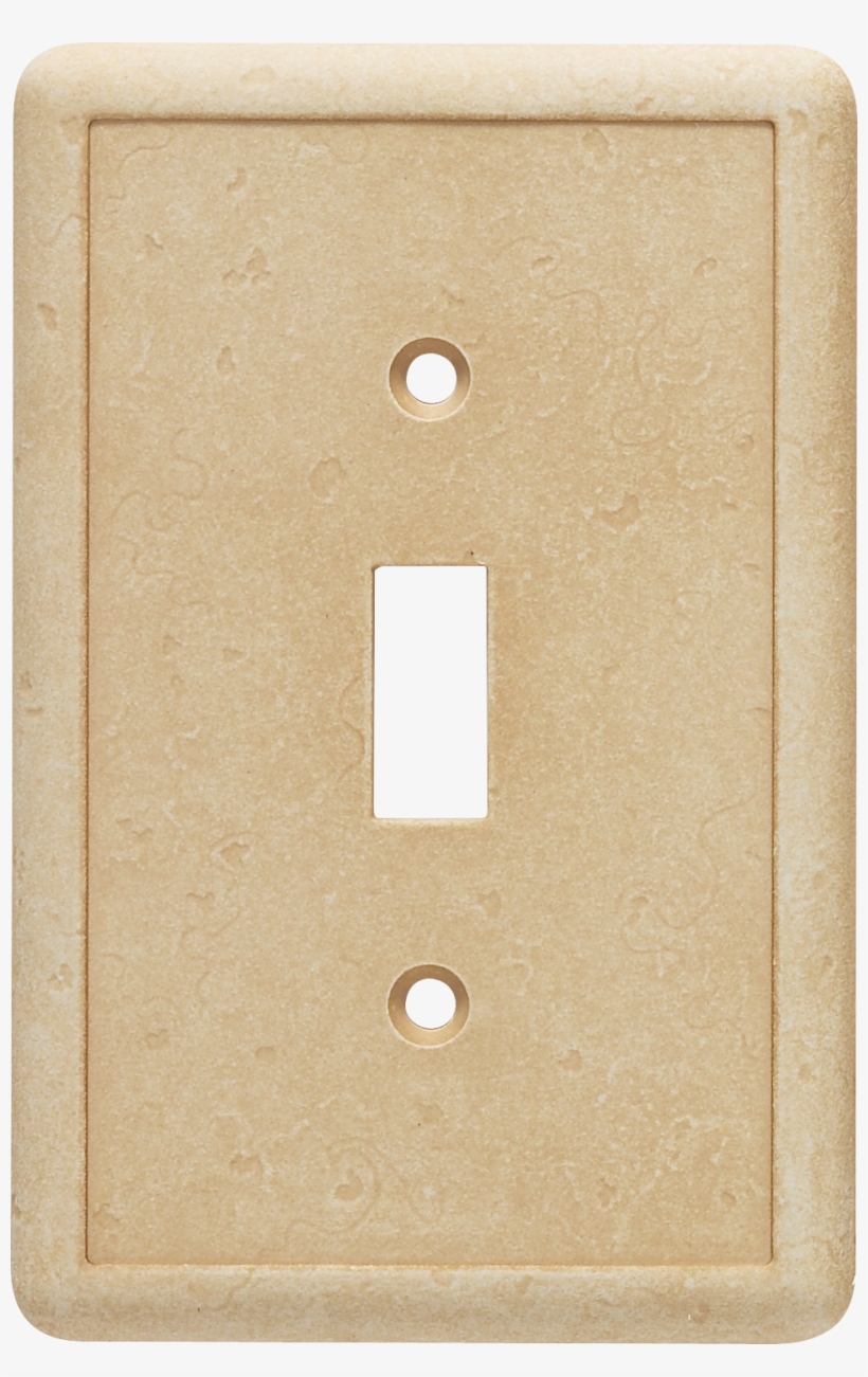 Single Toggle Sahara Wall Plate - Wood, transparent png