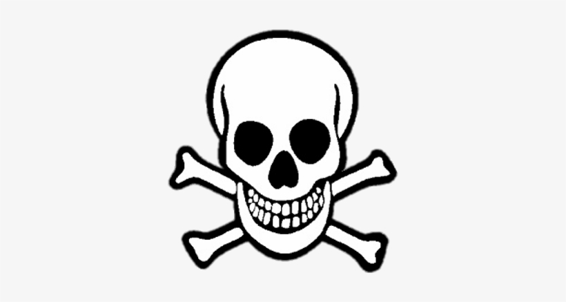 Poison Skull - Skull And Crossbones, transparent png
