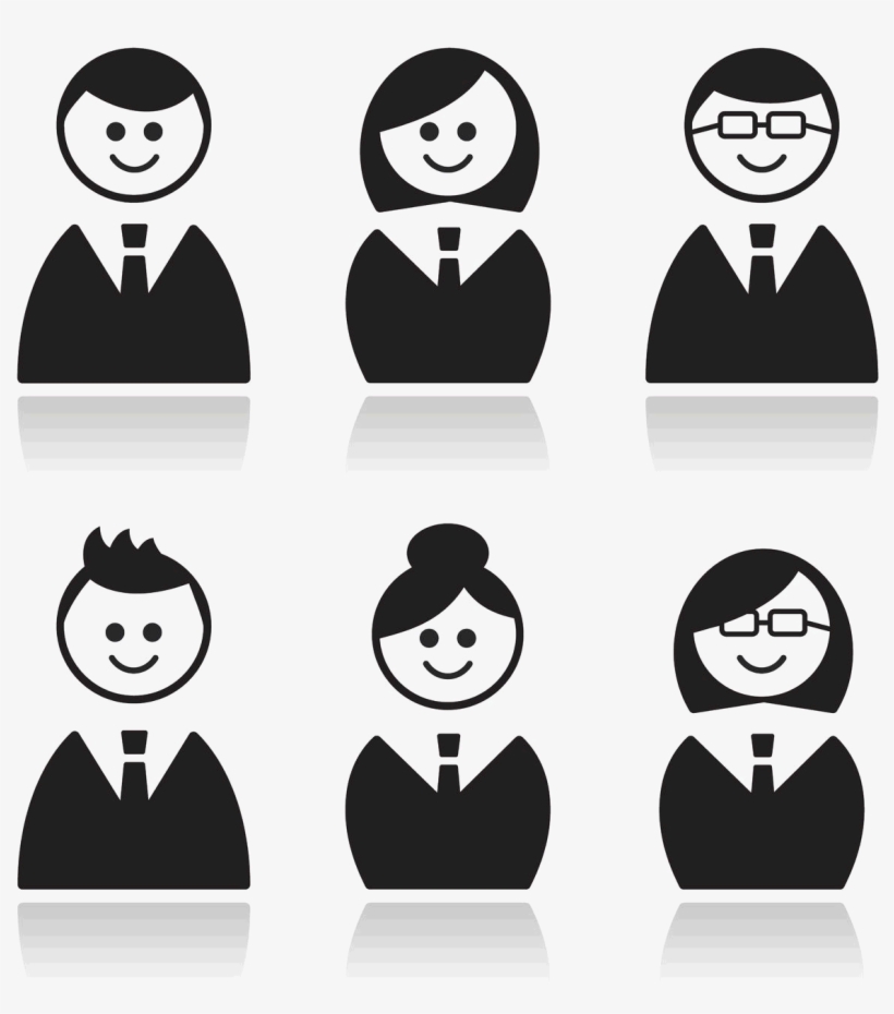Icon Profile - Business People Icon Vector, transparent png