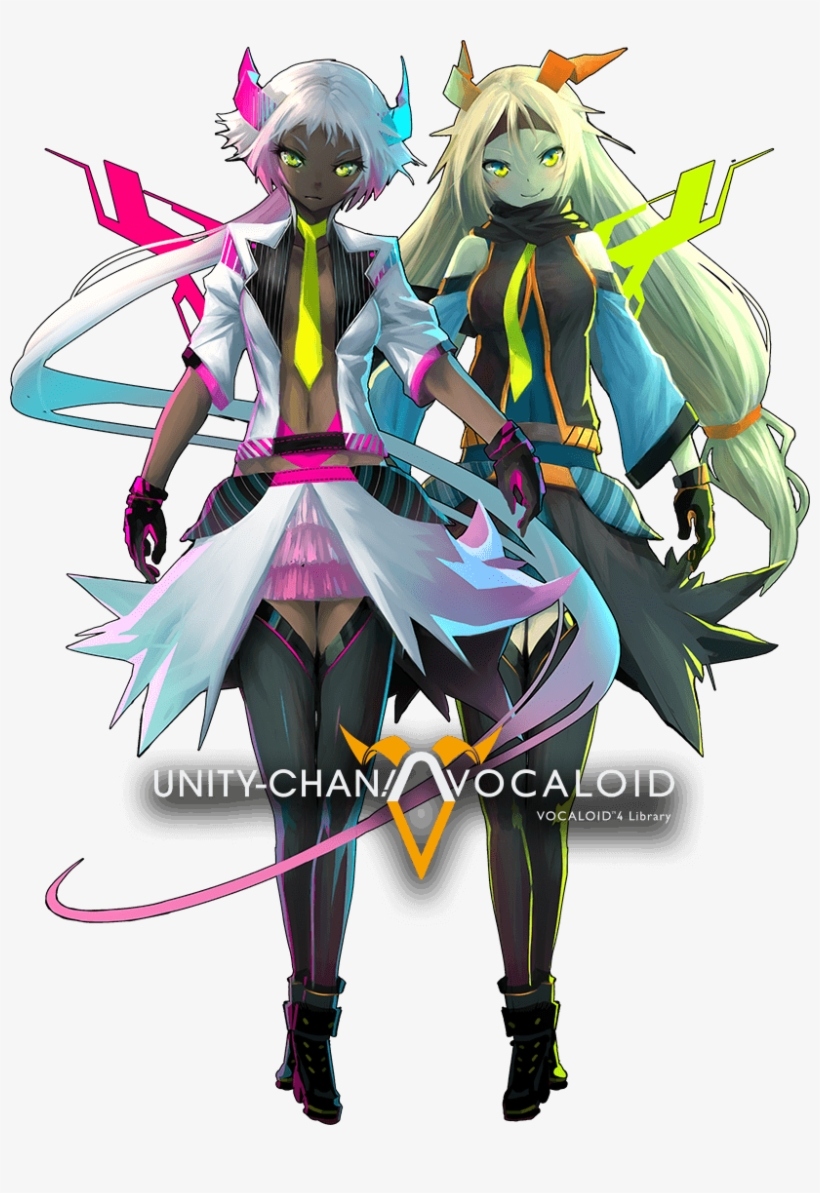 Chara Akaza Unity - Vocaloid Unity, transparent png
