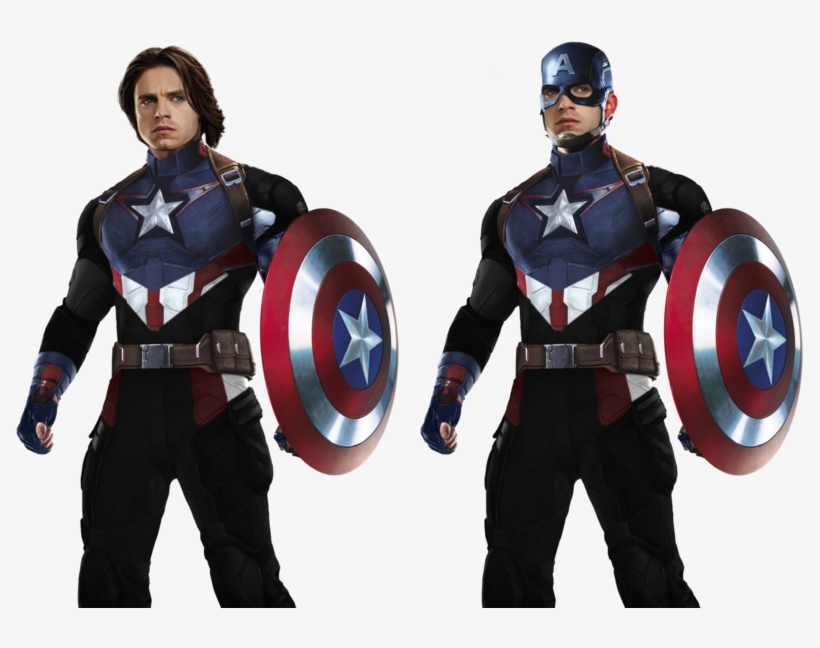 Bucky As Captain America - Bucky Captain America Suit, transparent png