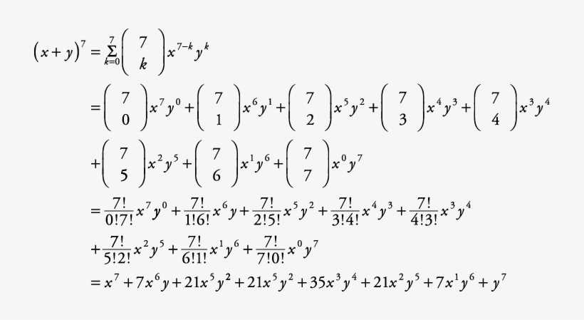 How Expand Binomials 256375 Print Adorable Equation - Binomial Coefficient Theorem, transparent png