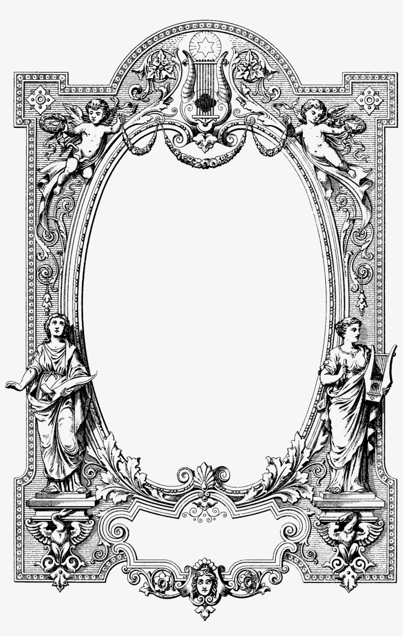 Download Free Vintage Border Illustration - Old Paper Vintage Borders, transparent png