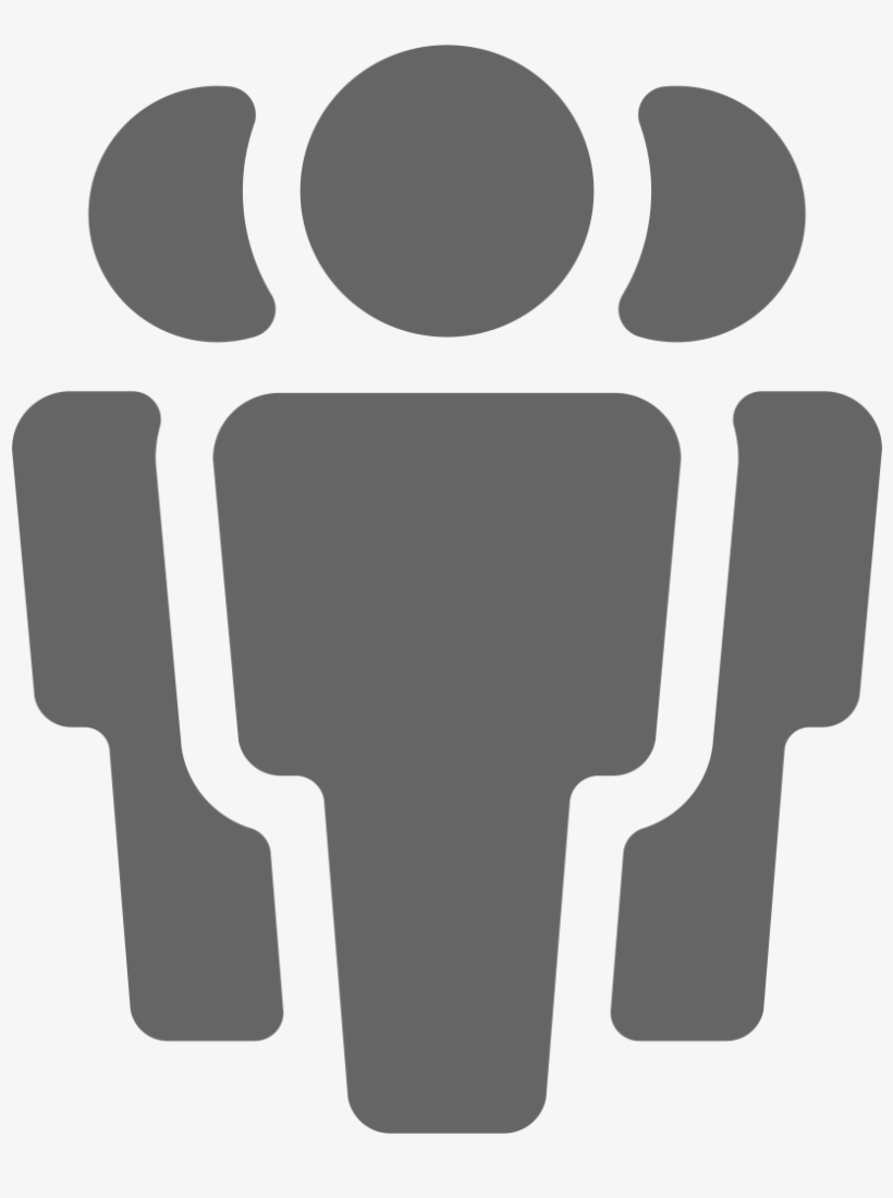 Contacts Icon Png For Kids - Friends Icon Png Grey, transparent png