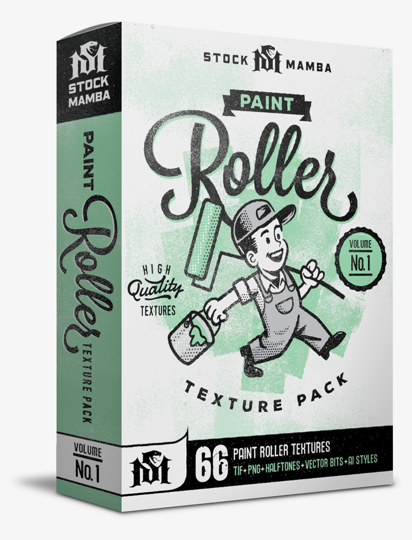 Paint Roller Texture Pack - Paint Roller, transparent png