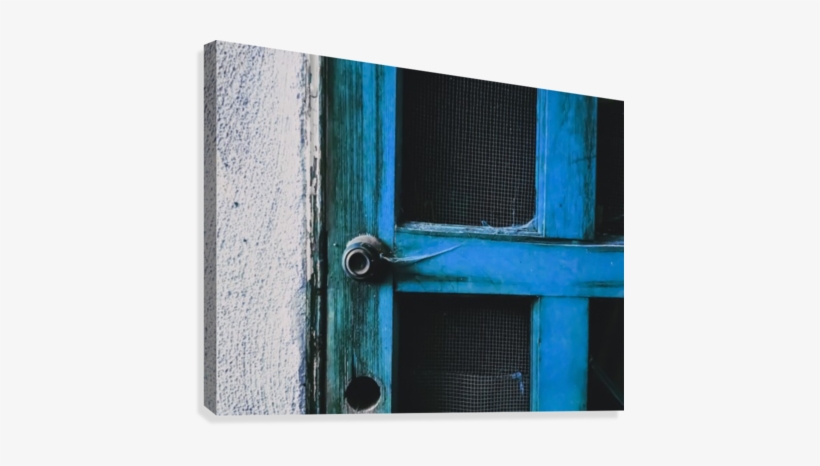 Closeup Old Blue Vintage Wood Door Texture Background - Art, transparent png