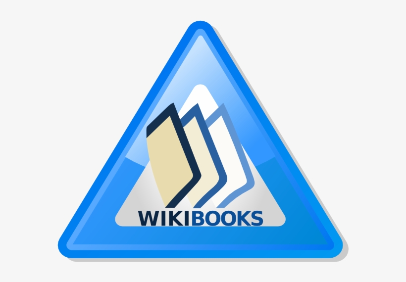 Warning Icon Wikibooks - Wikibooks Logo, transparent png