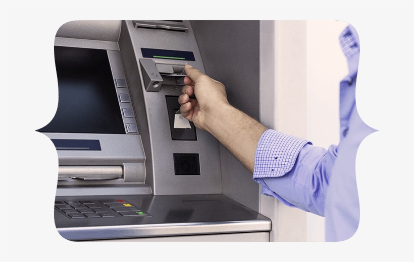 Atm Machine Png Pic - Usage Of Debit Card, transparent png