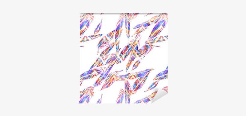 Colorful Watercolor Leaves Of Exotic Calathea Whitestar - Watercolor Painting, transparent png