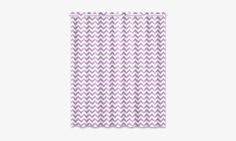 Purple Lilac And White Small Zigzag Chevron New Window - Curtain, transparent png