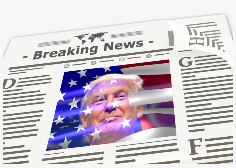 Donald Trump's Effect On Businesses - President Donald Trump With Usa Flag, transparent png