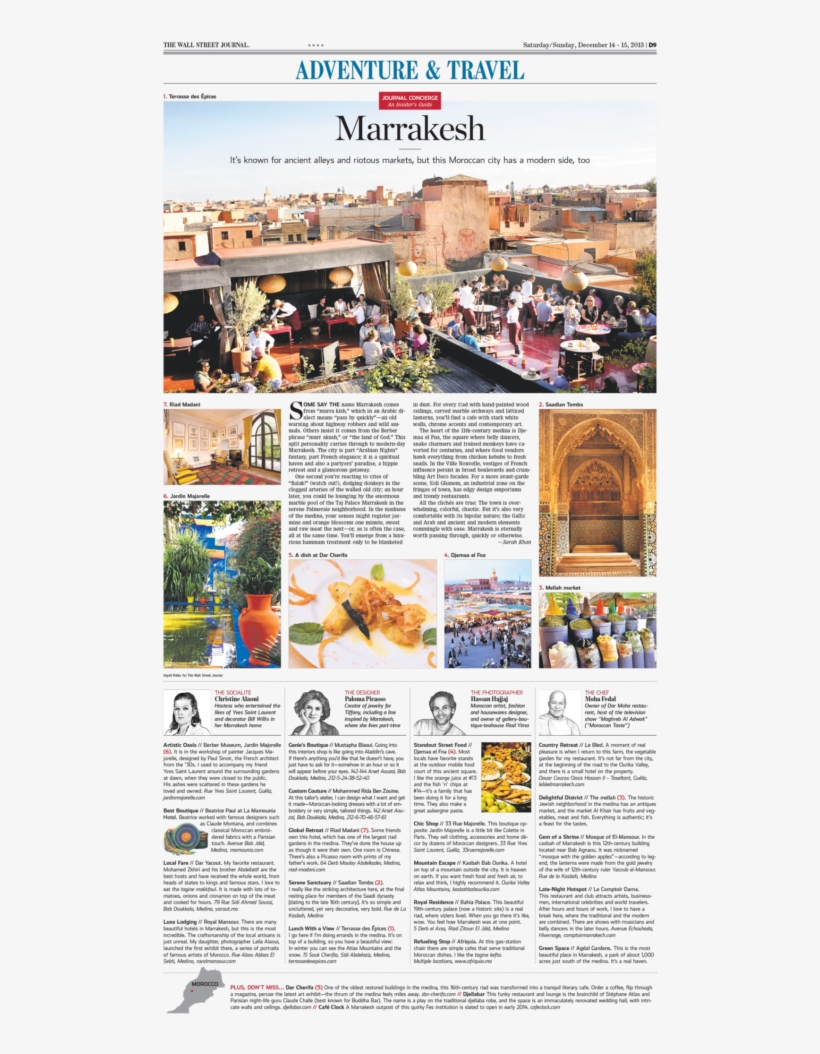 2 Wsj Marrakesh Dec - Flyer, transparent png