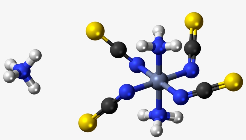 Reinecke's Salt 3d Ball - Reinecke Salt, transparent png