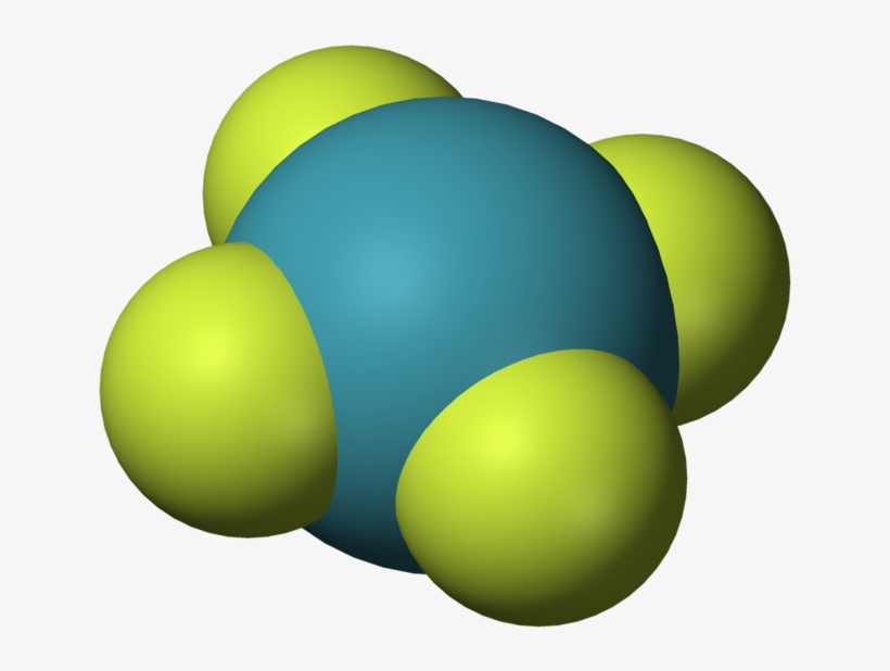 Xenon Tetrafluoride 3d Vdw - Xenon Molecule, transparent png