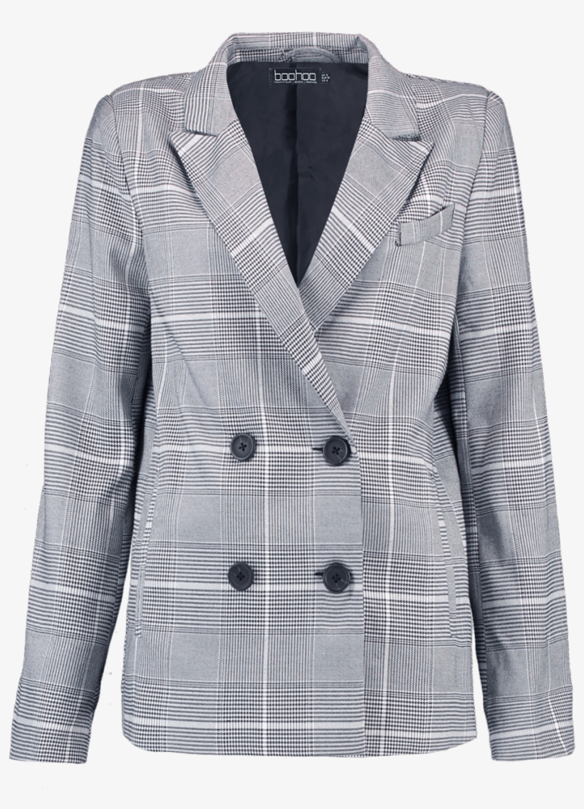 Isabella Premium Check Blazer £20 - Blazer, transparent png