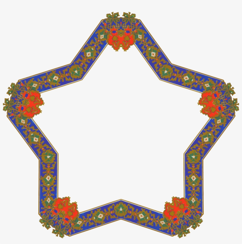 Pentagonal Ornate Frame - Ornament, transparent png