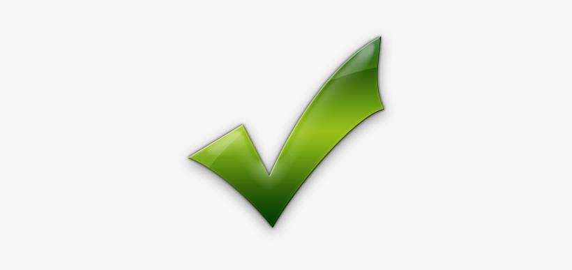 Free Icons Png - Green Check Mark, transparent png