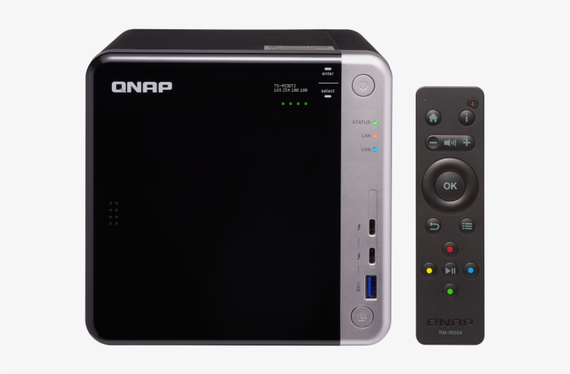 Your First Thunderbolt 3 10gbe Nas - Qnap 4-bay Thunderbolt 3 Nas Enclosure, transparent png