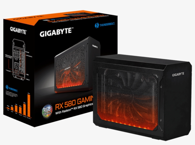 Gigabyte Radeon Rx 580 Gaming Box - Gigabyte Aorus 580 Box, transparent png