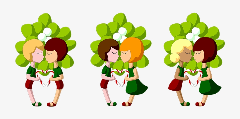 Mistletoe, Christmas, Kiss, New Year - Mistletoe, transparent png