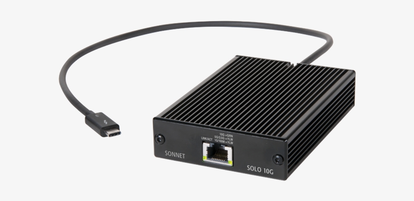 Solo 10g - Thunderbolt 3 10g Ethernet, transparent png