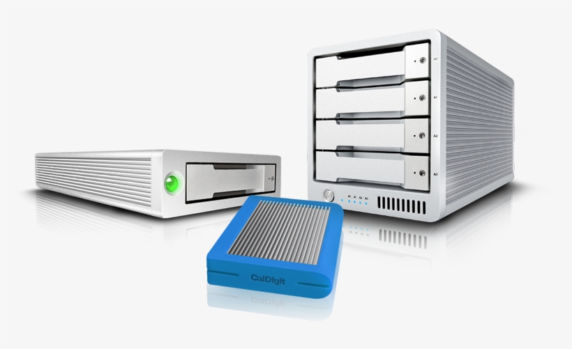 Thunderbolt 3 & Usb-c Storages Of Caldigit - Caldigit T4 4tb (4 X 1000gb) Thunderbolt 2, transparent png