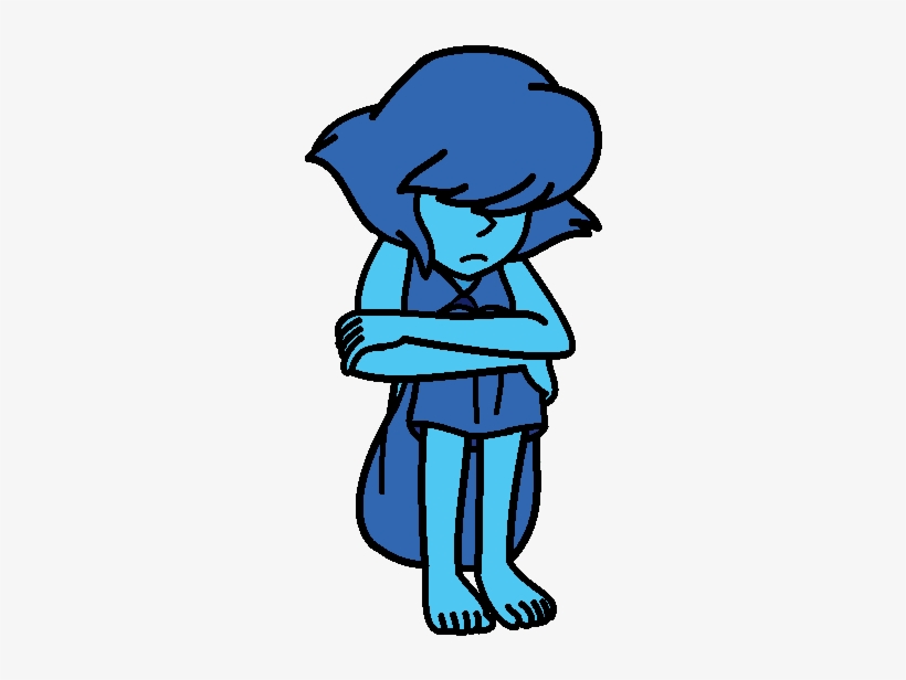 Lapis, Sadly Sitting Alone, transparent png