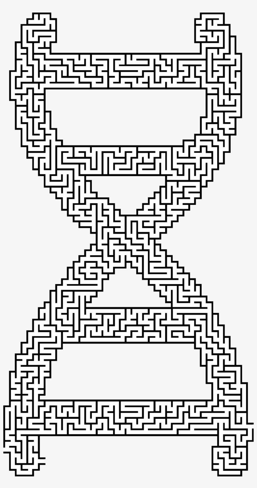 This Free Icons Png Design Of Dna Helix Maze, transparent png