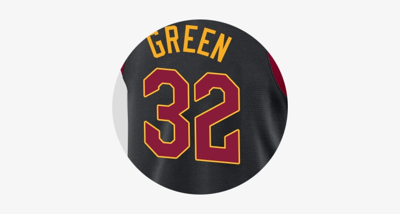 Cleveland Cavaliers Jeff Green - Freddie Freeman Signed Jersey - Framed Custom Red, transparent png