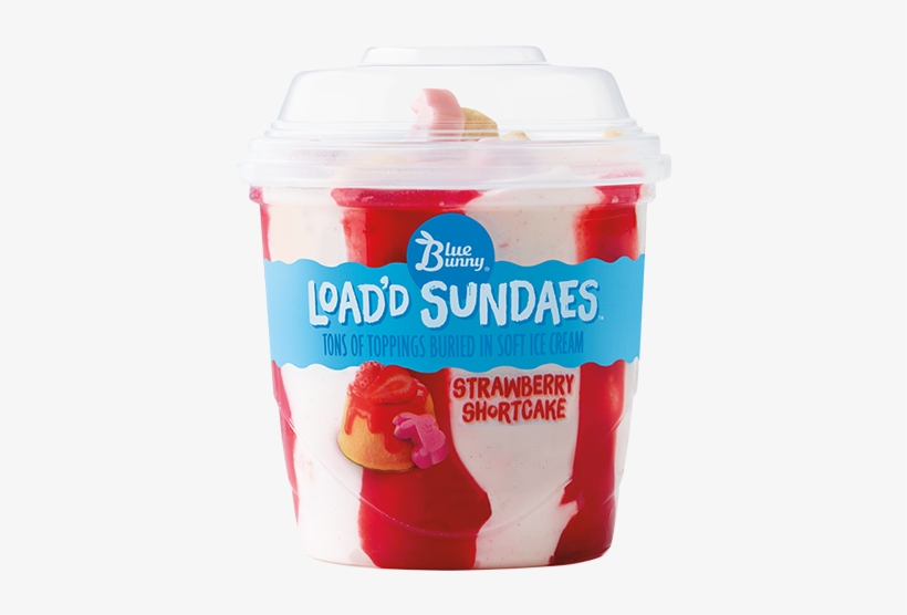 Blue Bunny Load D Sundaes, transparent png