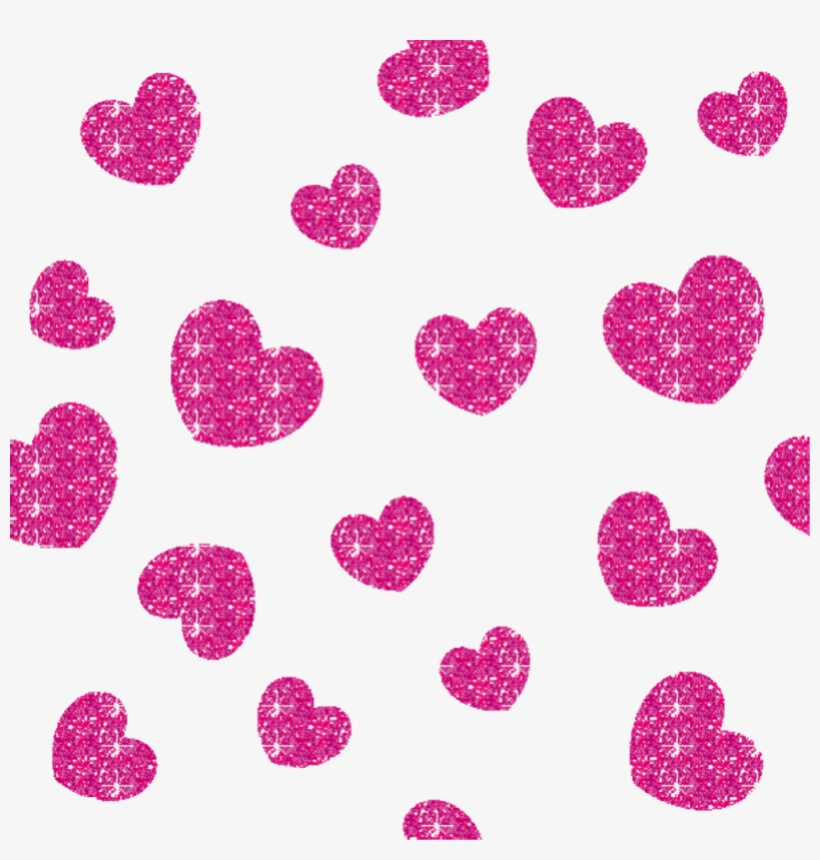 Glitter Clipart Cool Background - Red Hearts Background, transparent png