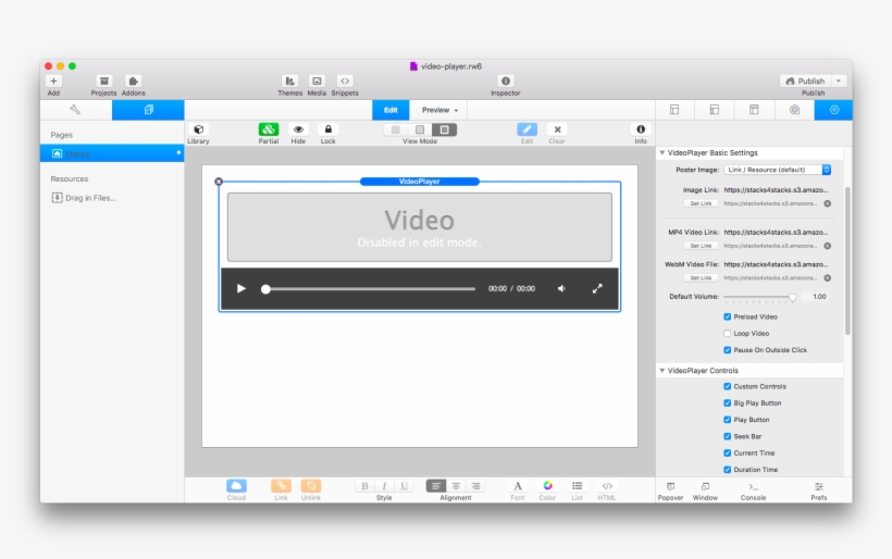 Published Videoplayer Stacks Work Reliably With All - Text In Two ...