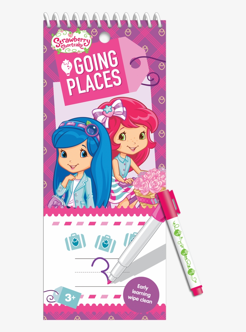Strawberry Shortcake Png - Wipe Clean Strawberry Shortcake: Going Places, transparent png