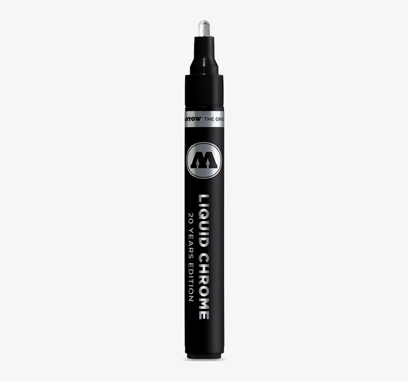 Norton Secured - Molotow Liquid Chrome 2mm, transparent png