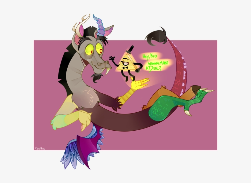 God Of Chaos My Little Pony, Discord, Bill Cipher, - My Little Pony: Friendship Is Magic, transparent png
