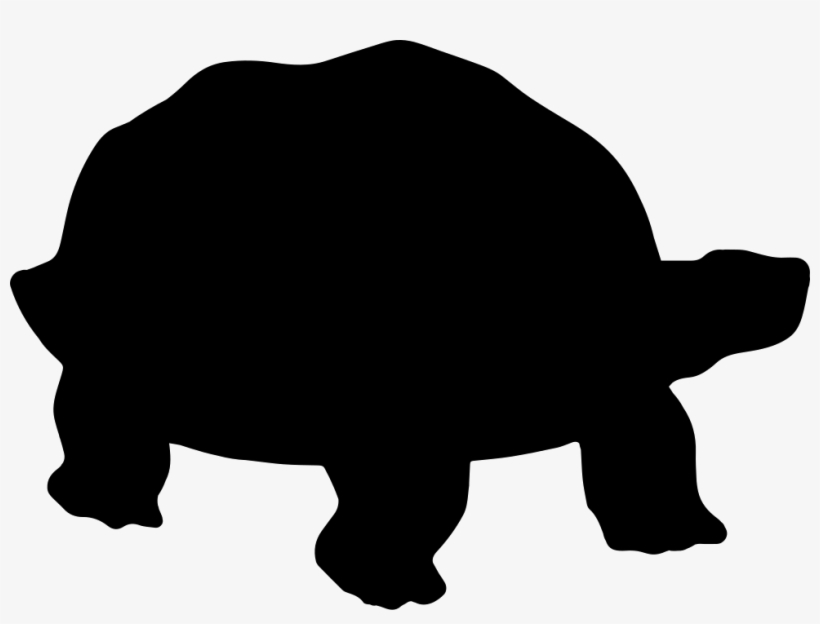 Turtle Silhouette - - Siluetas De Una Tortuga, transparent png