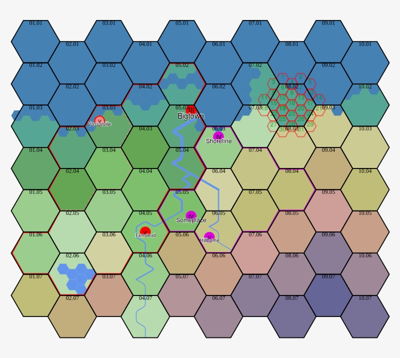 Realm And Subrealm Bordering, River Paths, - Circle, transparent png