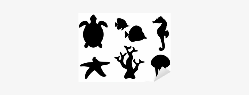 Ocean Animal Silhouette Clipart Free, transparent png