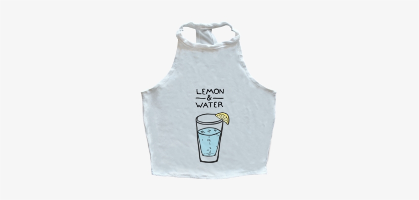 Lemon & Water - Crop Top, transparent png